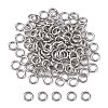 Tarnish Resistant 304 Stainless Steel Open Jump Rings STAS-Q186-02-5x1mm-1