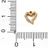 304 Stainless Steel Charms SA-B007-02G-D-3