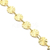 Ion Plating(IP) 304 Stainless Steel Flat Round Link Chain Necklaces LS-NJEW-P285-07G-2