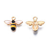 Light Gold Plated Alloy Enamel Pendants LS-X-ENAM-R136-49-3