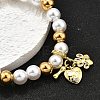 Brass Stretch Bracelets BJEW-C098-06-3
