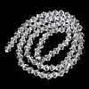 Transparent Electroplate Glass Beads Strands GLAA-F029-2mm-C13-2