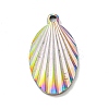 Ion Plating(IP) 304 Stainless Steel Pendants STAS-D025-05M-01-1