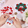 3Pcs 3 Colors Polyester and Cotton Dog Flower Pet Collar AJEW-GL0002-58-3