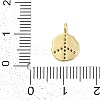 Rack Plating Brass with Cubic Zirconia Pendants LS-KK-Q018-03G-3