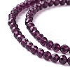 Transparent Glass Beads Strands GLAA-C019-01B-16-3