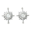 Non-Tarnish 304 Stainless Steel Cabochon Connector Settings STAS-L269-066P-2