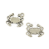 Tibetan Style Alloy Crab Pendants TIBEP-Q043-233-RS-1