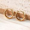 201 Stainless Steel Hoop Earrings EJEW-P304-15C-G-1