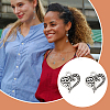 100Pcs Tibetan Style Filigree Alloy Heart Charms FIND-UN0015-59-6