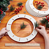 Round Wood Wreath Frames AJEW-WH0596-559-4