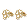 Ion Plating(IP) 304 Stainless Steel Stud Earring Findings STAS-I206-65G-1