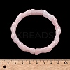 Bamboo Natural Rose Quartz Beads Stretch Bracelets for Women Men BJEW-K304-01M-5