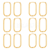 6 Pairs 201 Stainless Steel Hoop Earrings EJEW-UN0003-13B-1