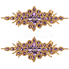 Rhinestone Flower Appliques DIY-WH0504-99A-1