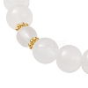 2Pcs 2 Styles Glass Round Beads Stretch Bracelets BJEW-JB11867-5