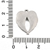 304 Stainless Steel Pendants STAS-Q362-10P-3