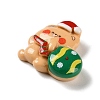 Christmas Theme Opaque Resin Cabochons RESI-F053-B08-2