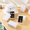 Litchi Textured Paper Jewelry Ring Earrings Storage Boxes CON-TAC0001-22B-9