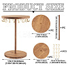 Round Wood Jewelry Necklace Display Organizer Hanging Tower Rack NDIS-TAC0001-01A-4