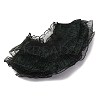 Polyester Organza Ruffled Pleated Lace Fabric Trim OCOR-WH0070-15D-2