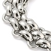Tarnish Resistant 304 Stainless Steel Link Chain Bracelets BJEW-P315-01A-P-2