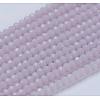 Opaque Solid Color Glass Bead Strands GLAA-F076-A12-1