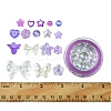 DIY Flower & Star Acrylic & ABS Plastic Imitation Pearl Beads Bracelets Making Kits DIY-FS0006-51-5