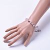 Adjustable Nylon Cord Braided Bead Bracelets BJEW-JB04520-5