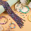 10 Strands Eco-Friendly Handmade Polymer Clay Beads Strands CLAY-SZ0001-62A-6