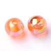 Eco-Friendly Transparent Acrylic Beads PL731-16-2