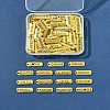 120Pcs Tibetan Style Alloy Rectangle Pendants FIND-FS0003-62-8