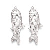 304 Stainless Steel Fish Pendants STAS-T069-15P-1