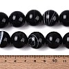 Natural Banded Agate Beads Strands G-Q608-18B-5