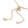 Brass Slider Bracelet Makings AJEW-JB01257-3