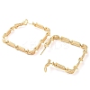 Brass Hoop Earrings EJEW-K264-03G-2