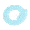 Imitation Jade Glass Beads Strands GLAA-T028-15J-01-2