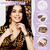 Leopard Print Alloy Pendant Necklaces & Earrings & Bracelet Sets SJEW-WH0020-03A-4