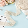 12 Yards Cotton Rhombus Lace Ribbons DIY-WH0580-03-5