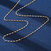 Brass Link Chain Necklaces for Women NJEW-D302-68G-2