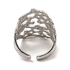 Non-Tarnish 304 Stainless Steel Open Cuff Rings RJEW-Z018-09P-3