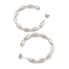 304 Stainless Steel Teardrop Stud Earrings for Women EJEW-C120-20P-2
