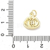 Brass Micro Pave Cubic Zirconia Pendants KK-K417-11B-G-3