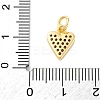 Brass Micro Pave Cubic Zirconia Pendants KK-S510-49G-04-3