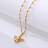 Guardian Angel 304 Stainless Steel Pendant Necklaces FS-WG02D55-01-2