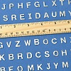 104Pcs 26 Styles Letter A~Z 304 Stainless Steel Alphabet Letter Charms STAS-FS0001-67-5