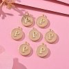 Golden Plated Alloy Enamel Charms ENAM-S118-06P-4