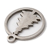 Non-Tarnish Christmas 201 Stainless Steel Pendants X-STAS-D053-03P-2