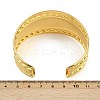 304 Stainless Steel Wide Cuff Bangles for Women BJEW-K285-02G-5