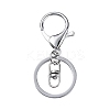 Iron Alloy Lobster Claw Clasp Keychain KEYC-D016-P-1